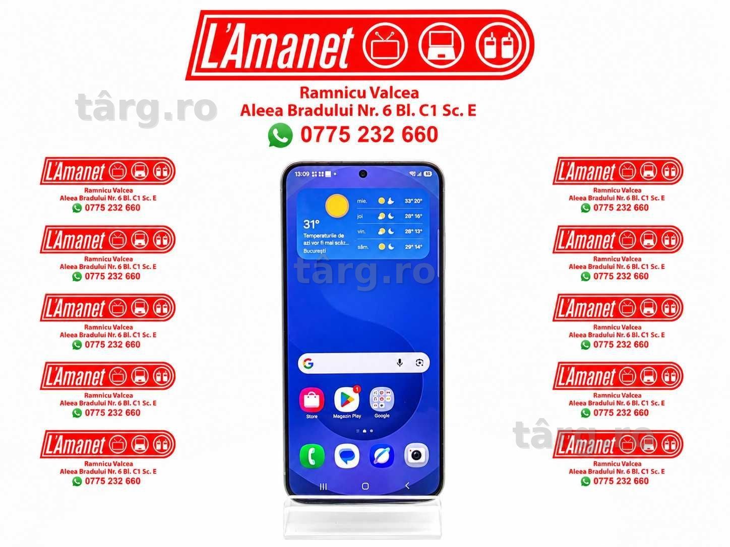 Samsung S25 Icy Blue 128GB 12GB ram DualSim Neverlocked Nou Stare Impecabila
