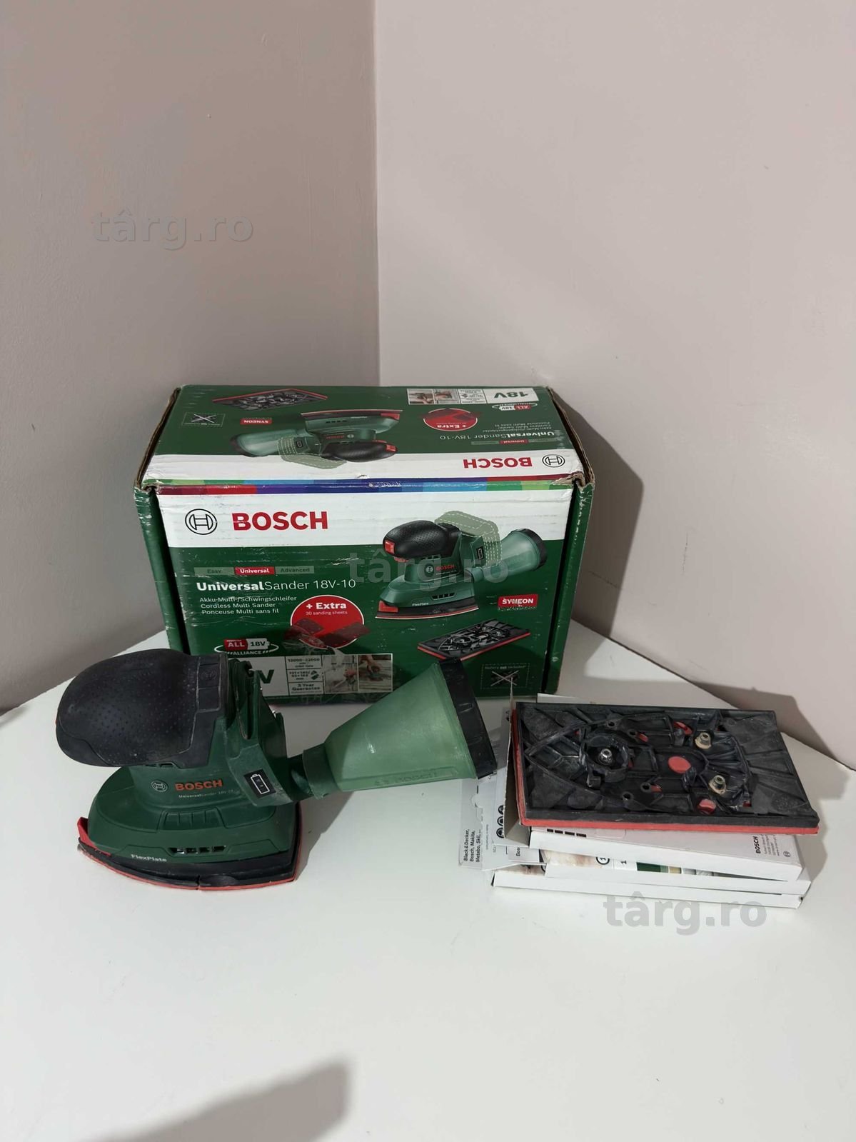 Bosch UniversalSander 18V slefuitor cu vibratii