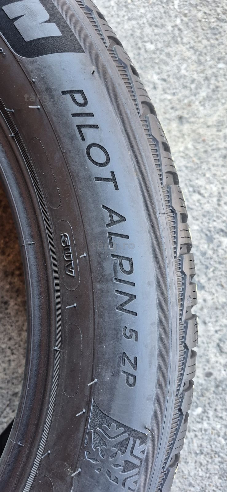 4 anvelope iarna runflat Michelin 245/50/19.Pretul este pe bucata. 4