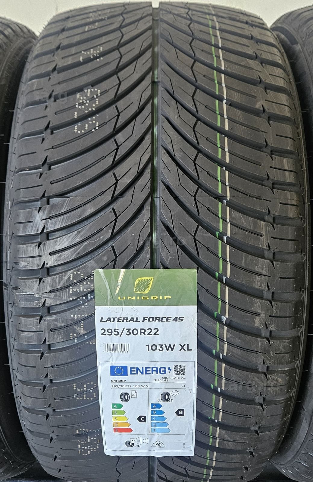 295/30 R22 103W XL UNIGRIP (Gripmax)Anvelope Mixte M+S protectie janta 4