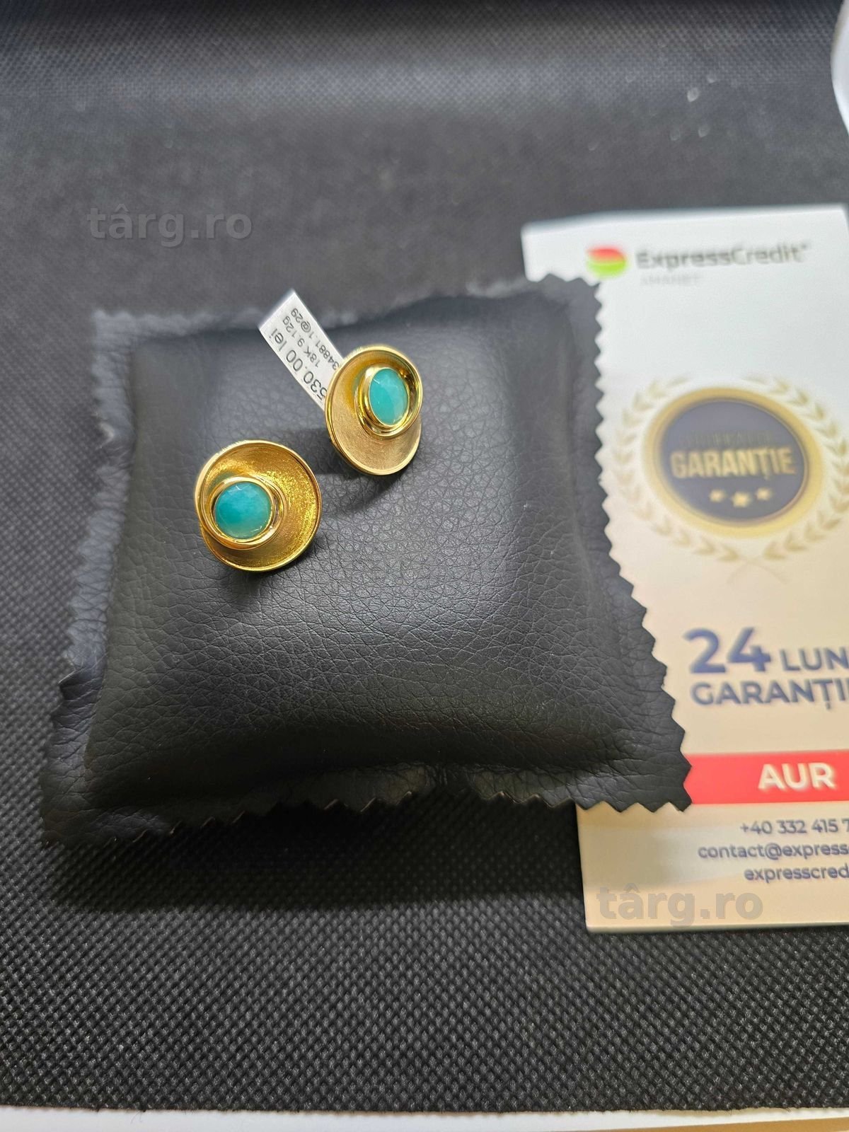 Cercei de aur de 18k (Ag29 Siraj b.34881.1) Garantie 2 ani