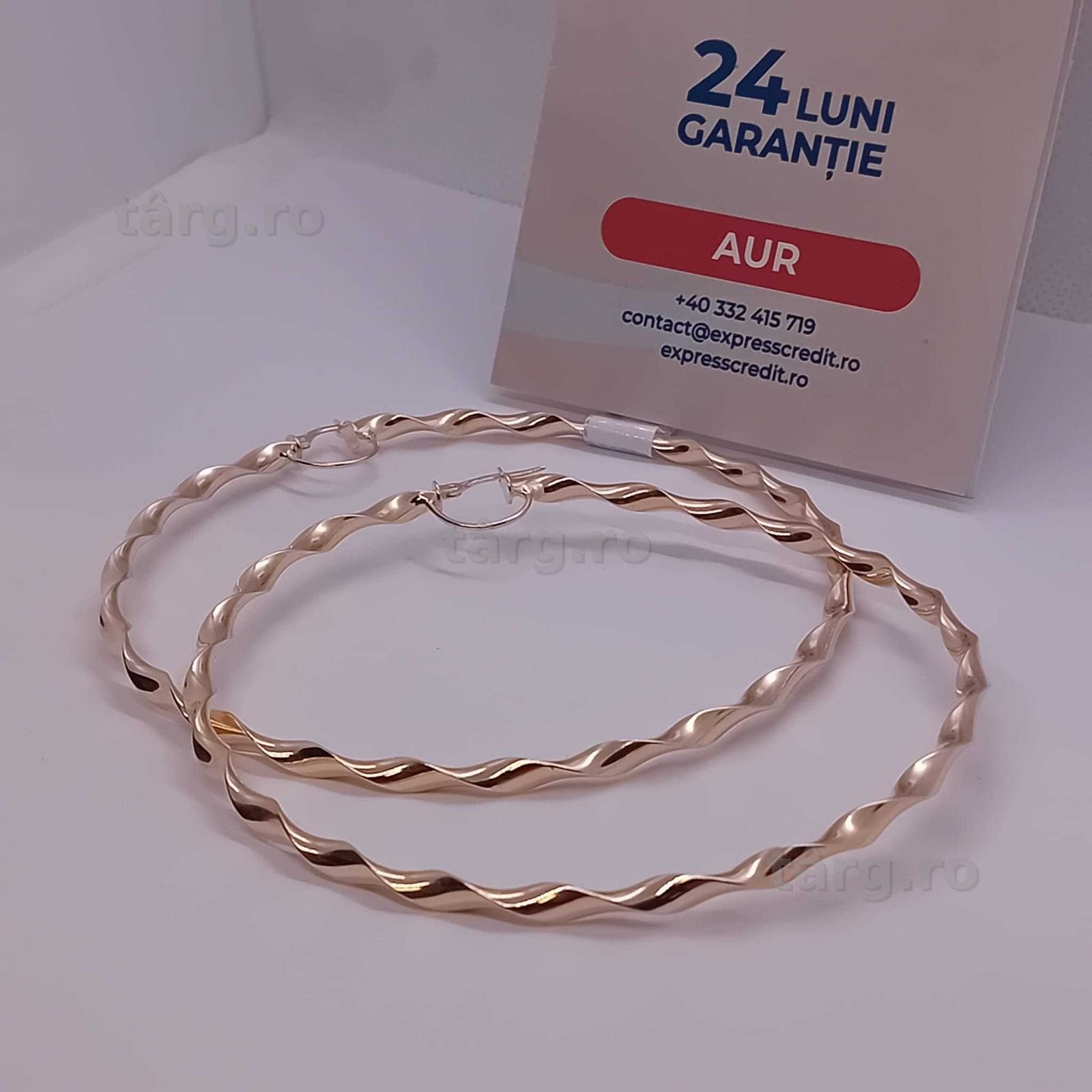 Cercei Aur 14K 8.46g (Ag4 Dacia B.51177) Garantie 2 ani 2