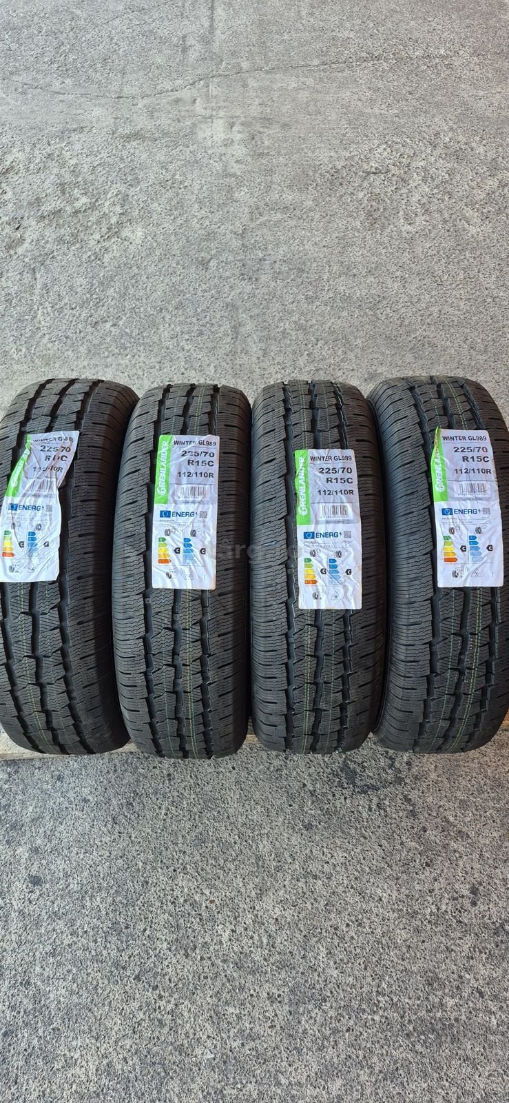 4 anvelope iarna noi Grenlander 225/70/15C,dot 2025.Pretul este pe bucata.