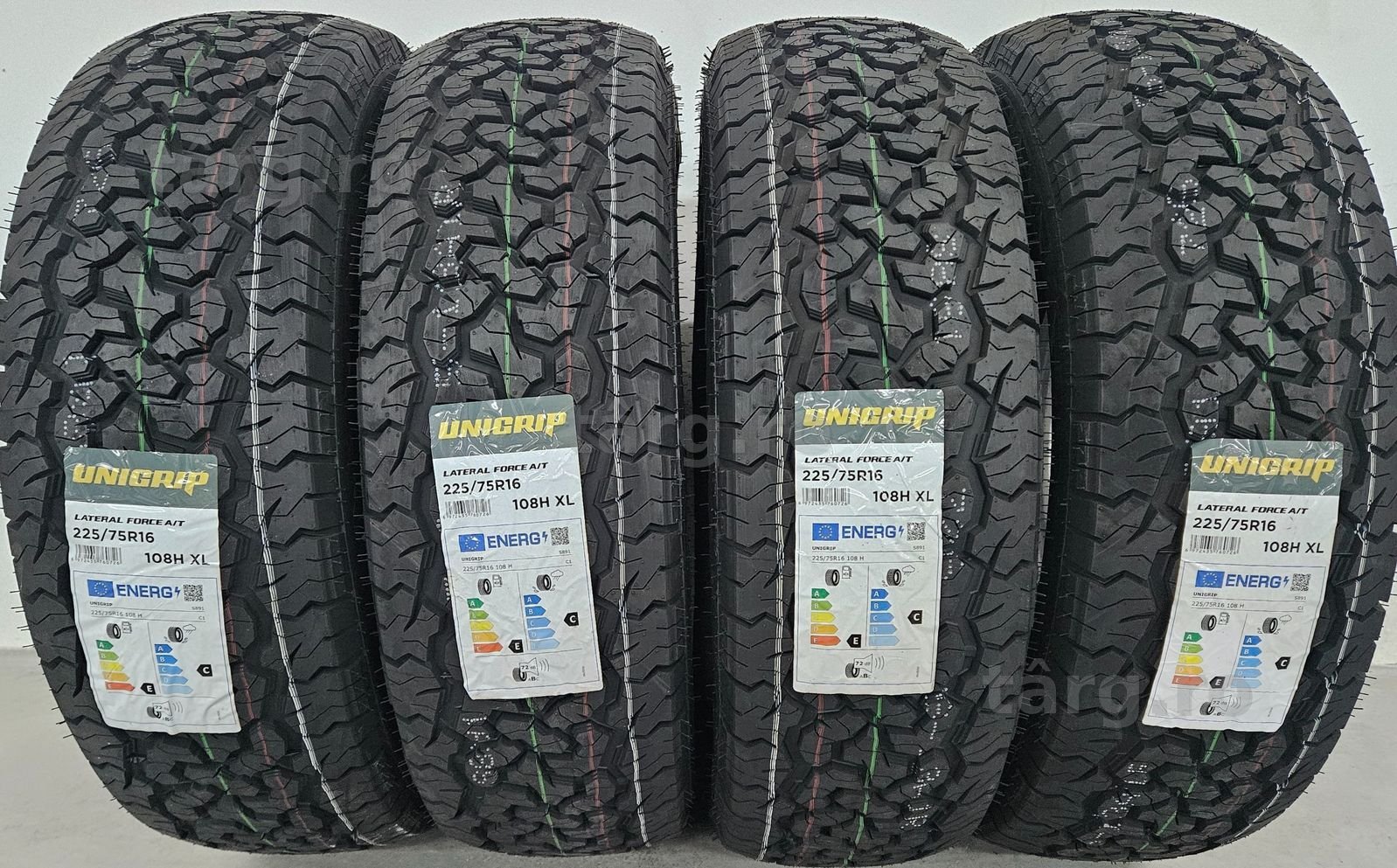 225/75 R16, 108H, UNIGRIP A/T XL, Anvelope All Terrain M+S