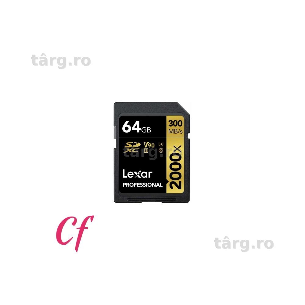 Lexar Professional 64GB UHS-II 2000x V90 - Factura - Garantie 2 ani !