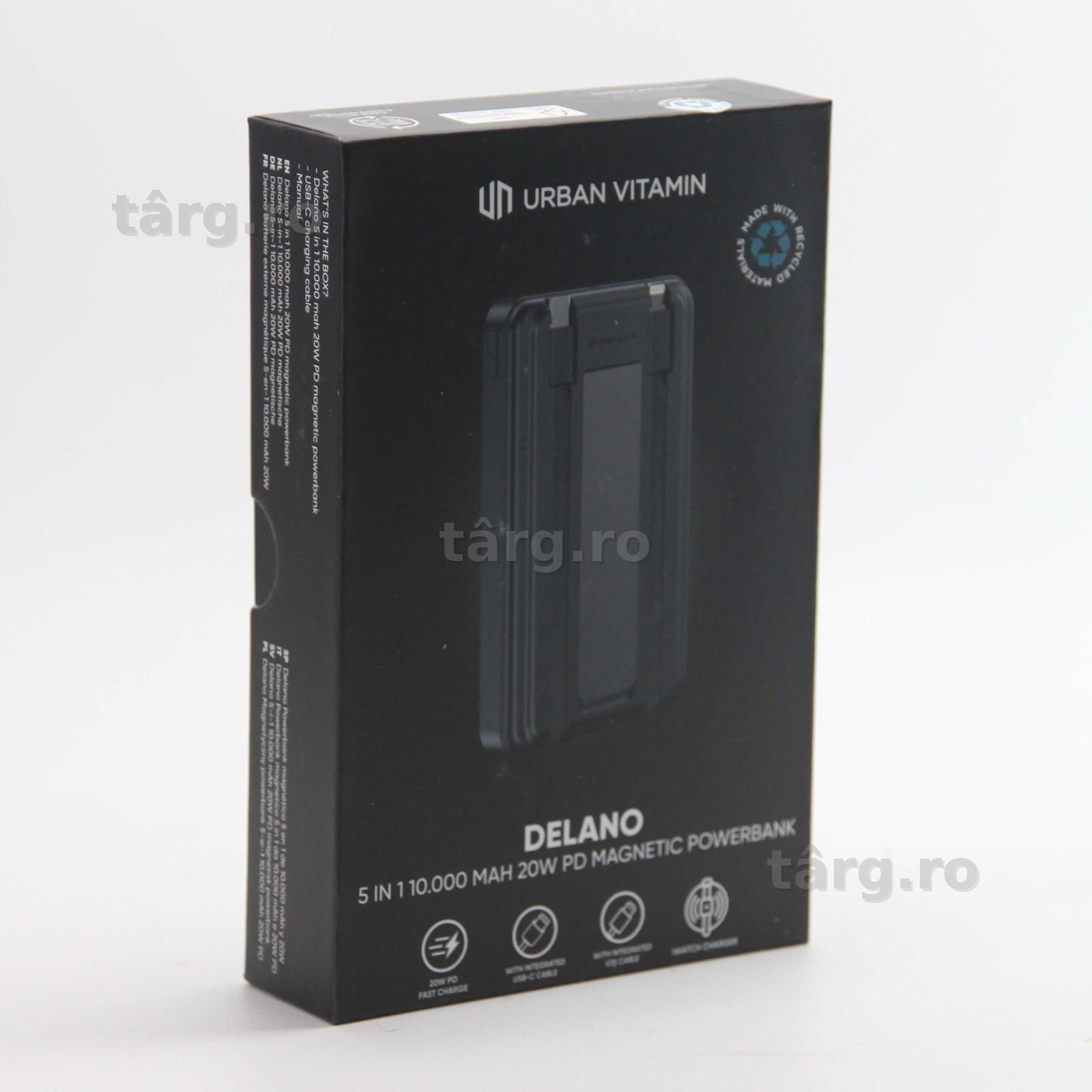 Baterie Delano - MagSafe/Watch - 10.000 mAh 20W - OBIECT NOU - Amanet FRESH Galati