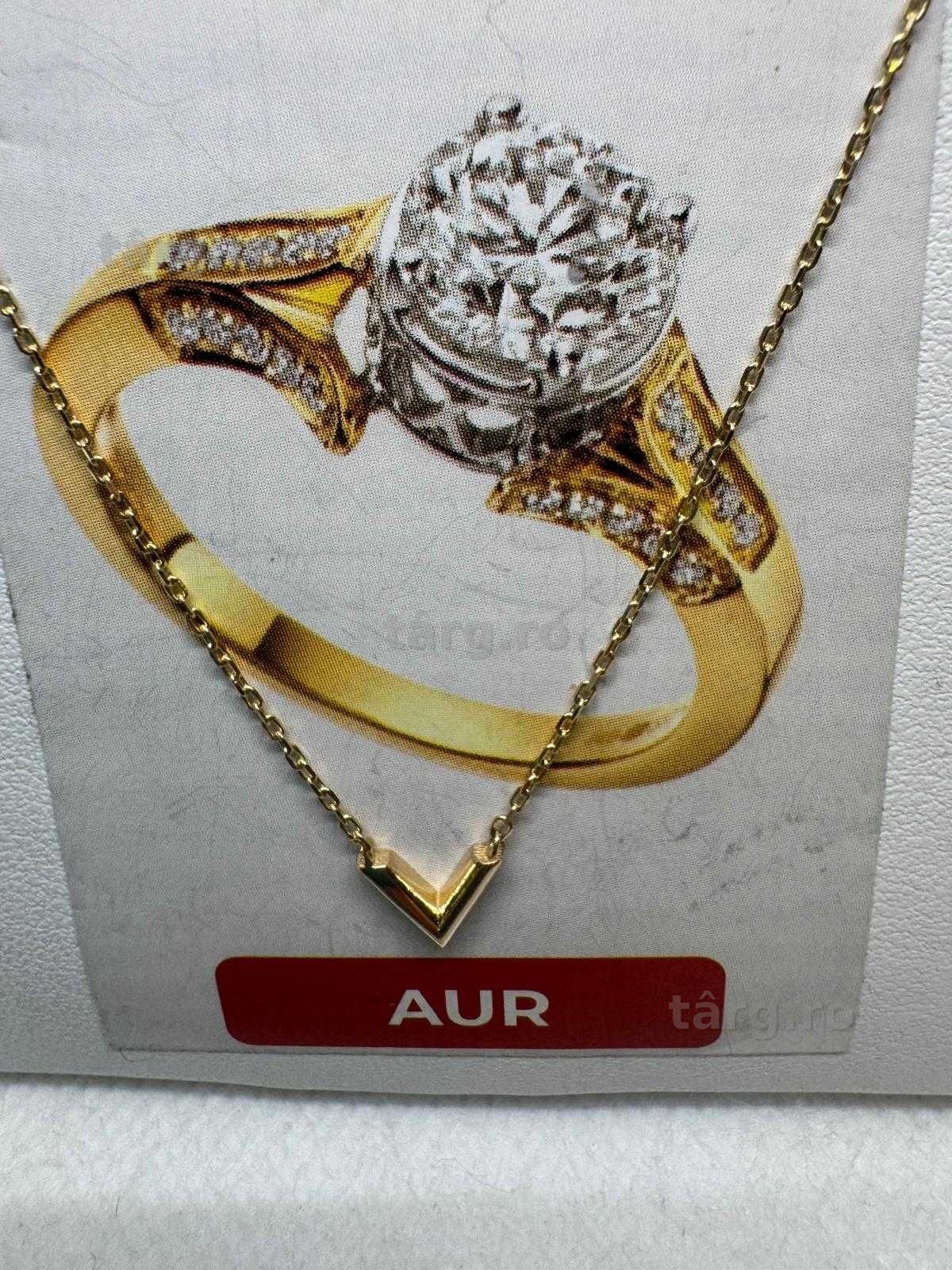 Lant din aur 14k (70041.1/ 10 Pacurari 1) garantie 2 ani! 2