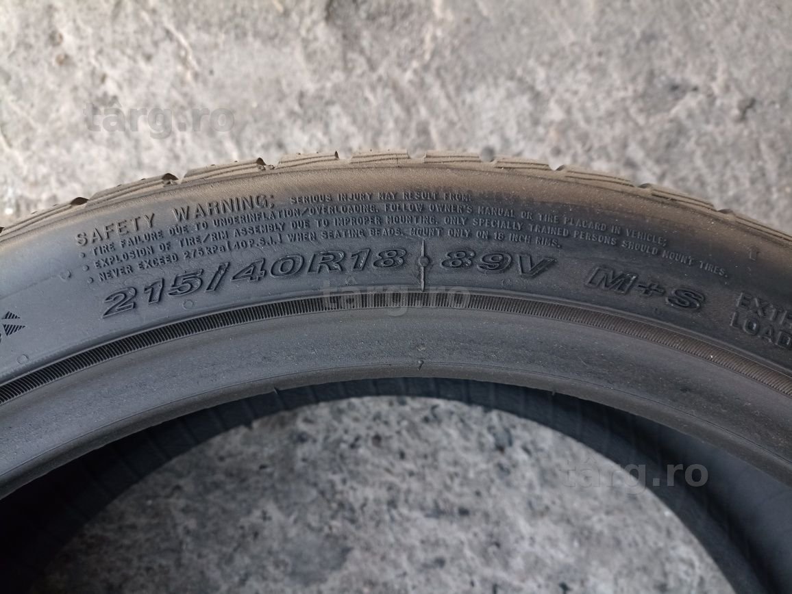 4 anvelope de iarna Nexen 215/40 R18 dot 1319 4