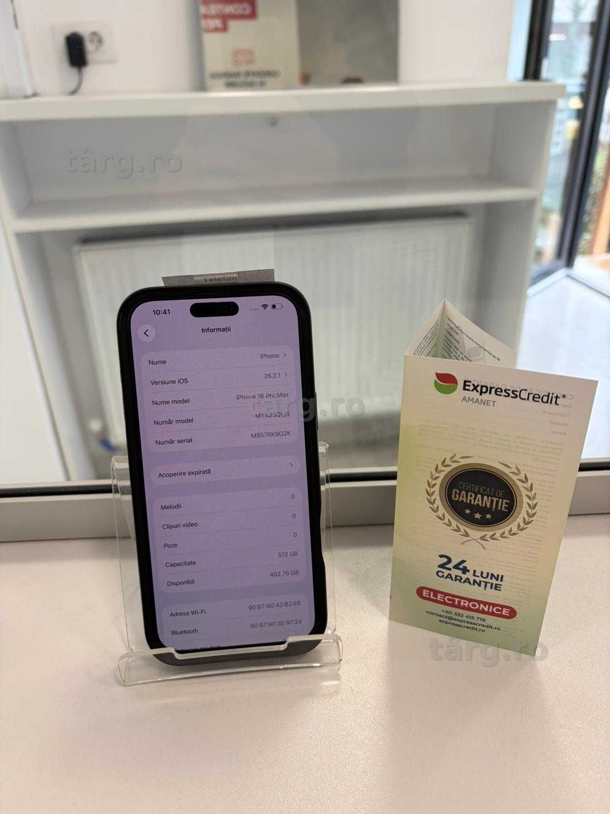 Iphone 16 Pro Max 512Gb 97% SB (Ag1 Alexandru B53677) 2 ani garantie! 3
