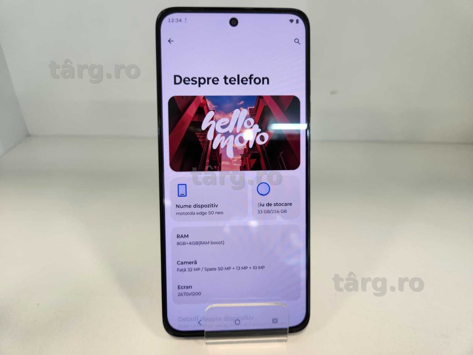 Telefon Motorola Edge 50 Neo 5G 8/256Gb (Ag8 Tudor/B75118) – Garantie 2 Ani! 6