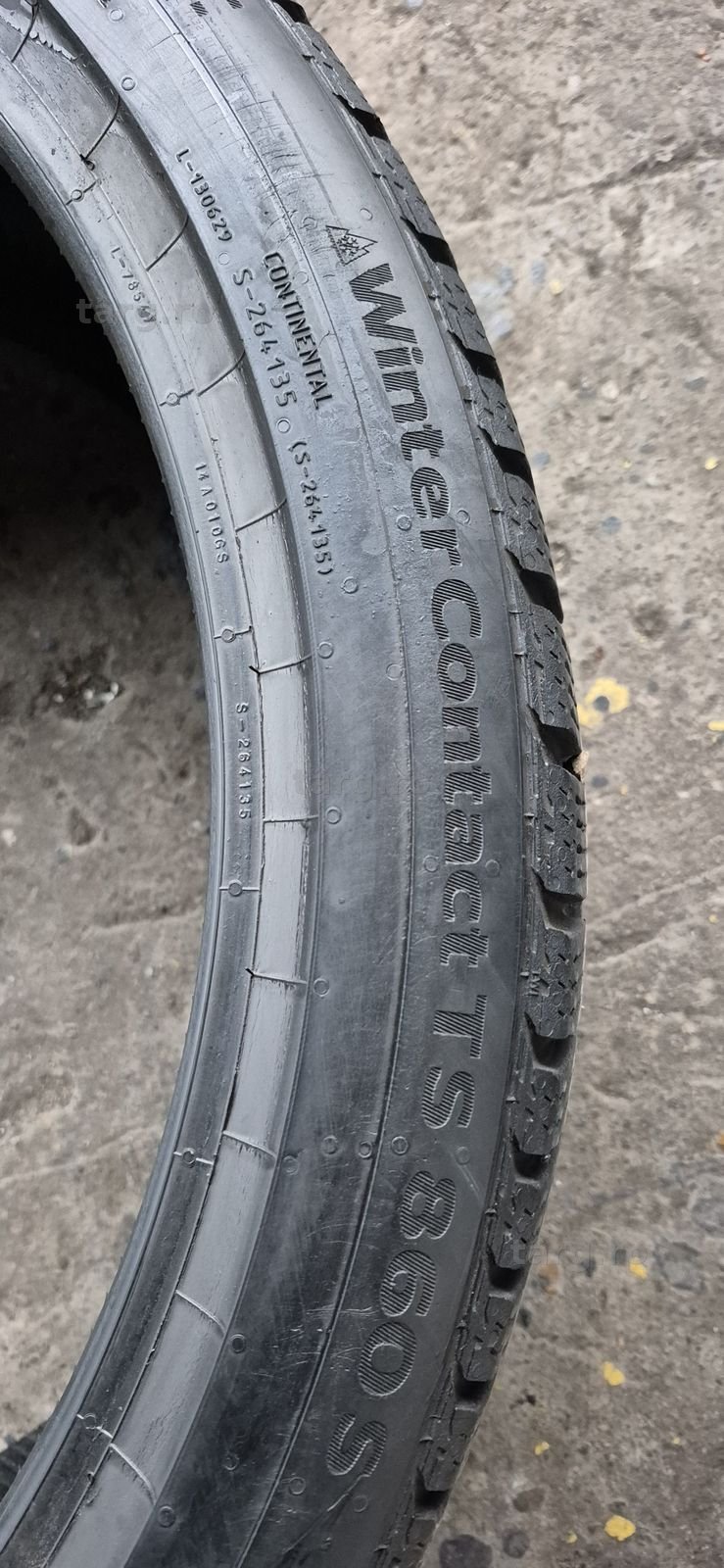 4 anvelope iarna Continental,fata 255/35/21,spate 305/30/21.Pret/buc. 5