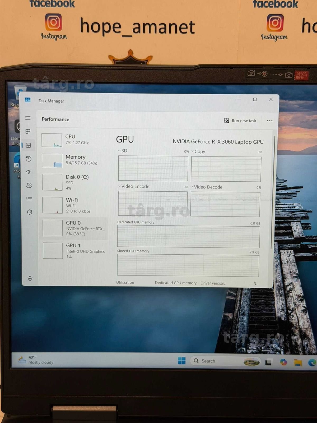 Hope Amanet P10/Laptop Lenovo IDEAPAD 3 GAMING 2