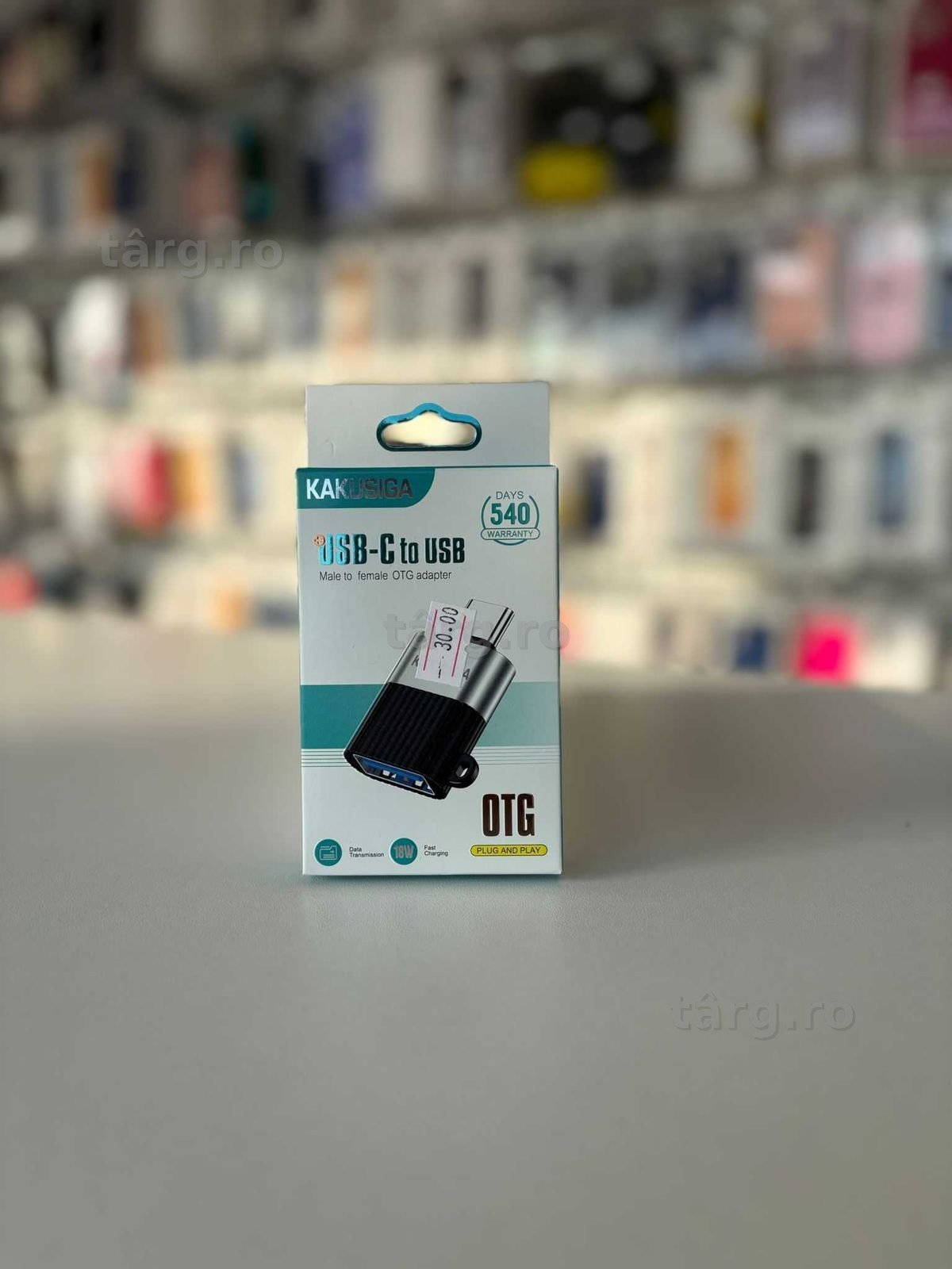 Adaptor OTG Transfer/Incarcare, USB-C la USB-A, Fast