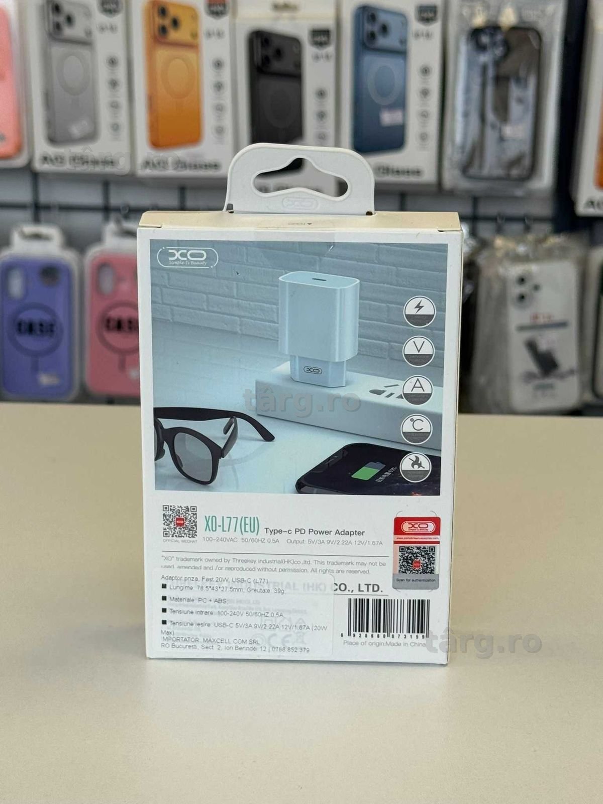 Adaptor priza, USB C, 20w 2