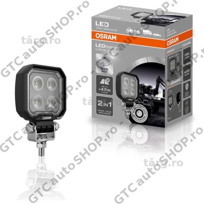 proiector led patrat osram wl vx80-wd wide