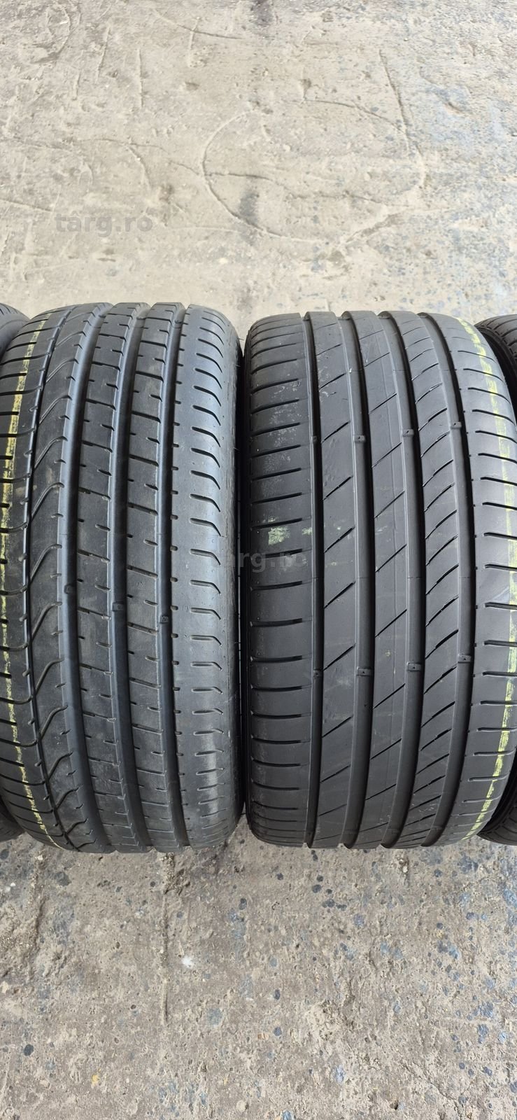 4 anvelope vara,fata Pirelli 245/35/20,spate Kumho 275/30/20.Pretul este pe bucata. 2