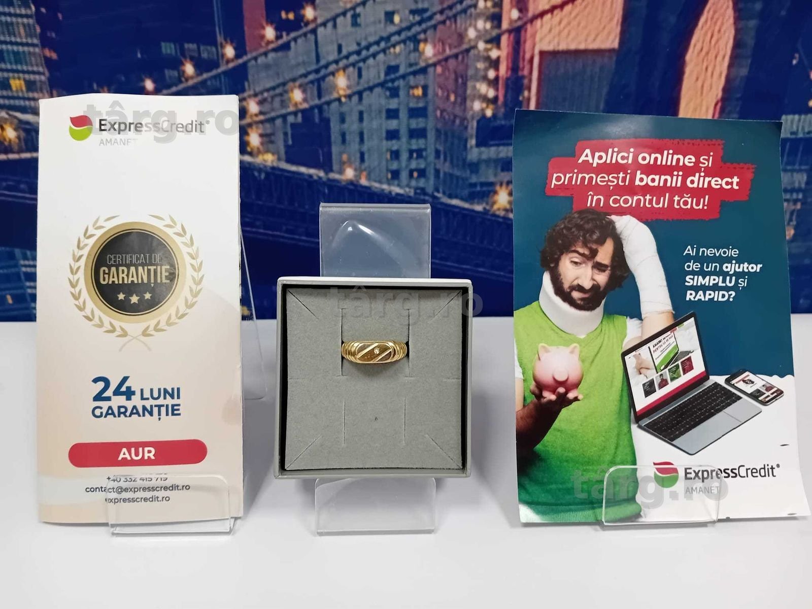Inel 18k 4.47gr (34741.1/30 Pacurari 2) Garantie 2 Ani!