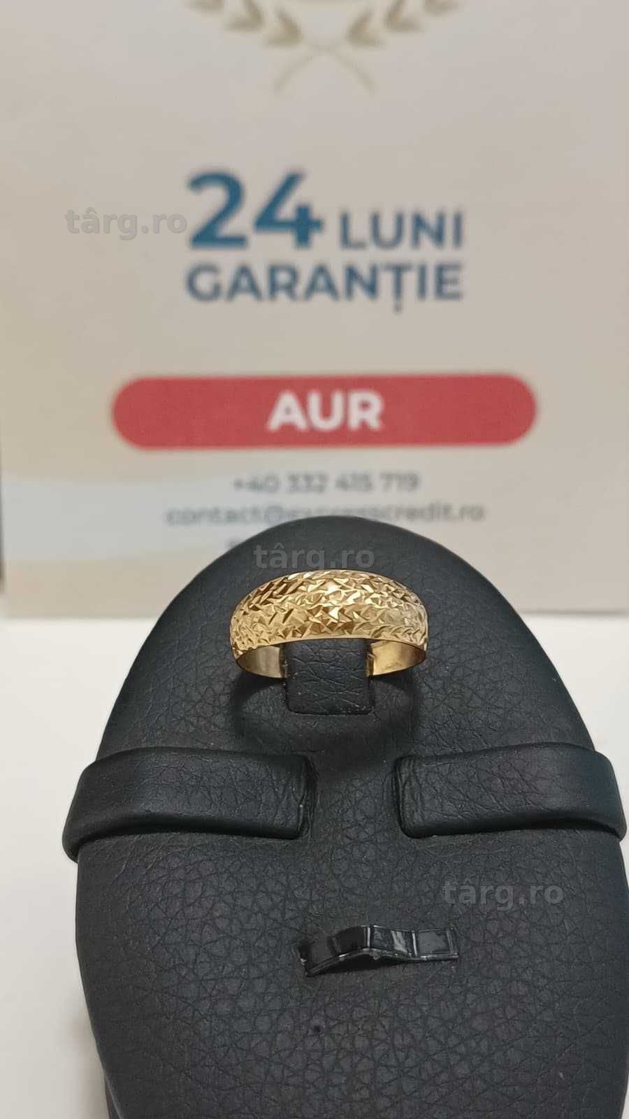 Inel aur 18K 1.18gr [AG24 Harlau B.45594.1] - Garantie 2 ani!