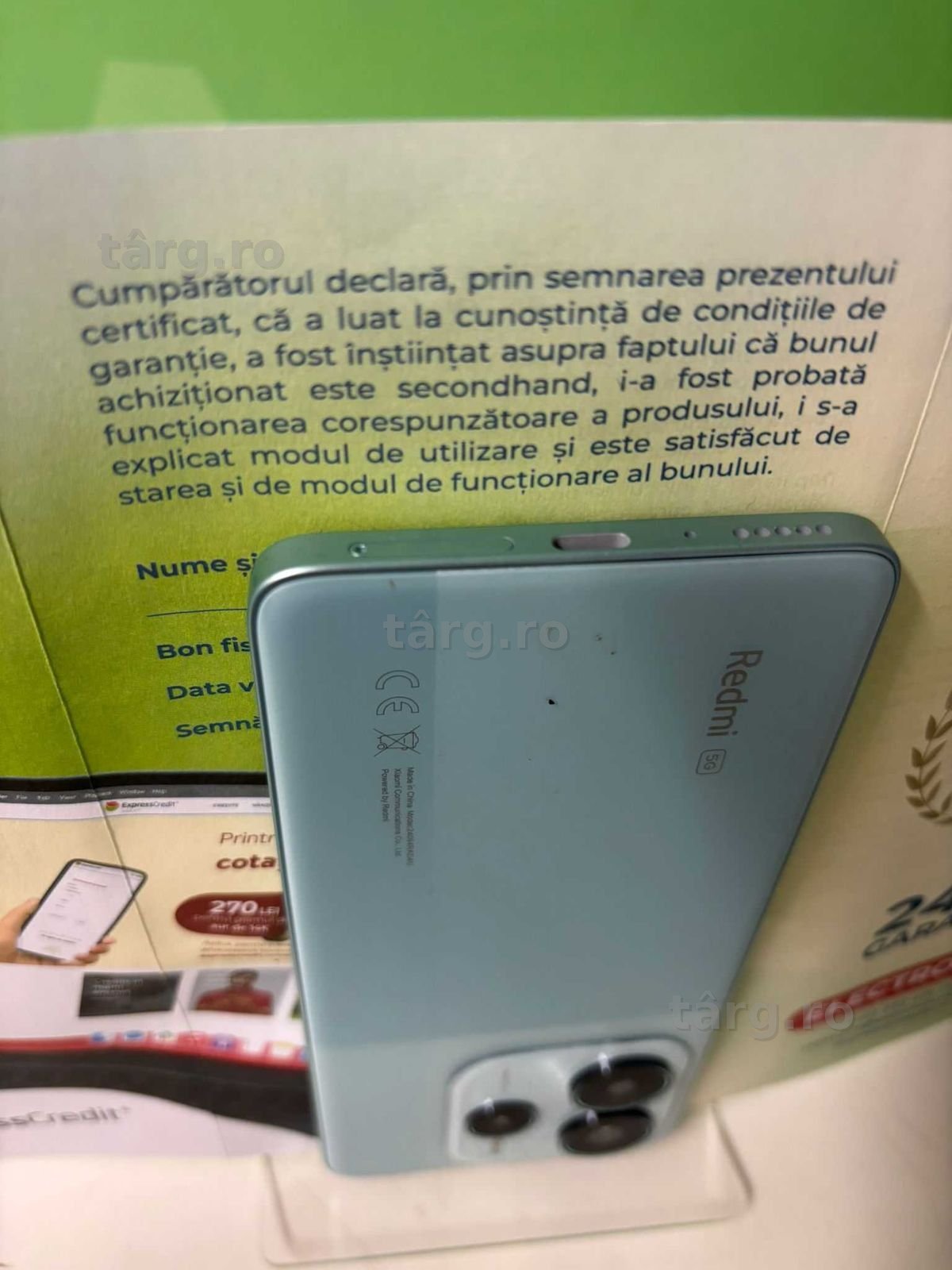 Telefon Xiaomi Redmi Note 14 5G (B.61073-Tatarasi) Garantie 2 ani-620 lei 4