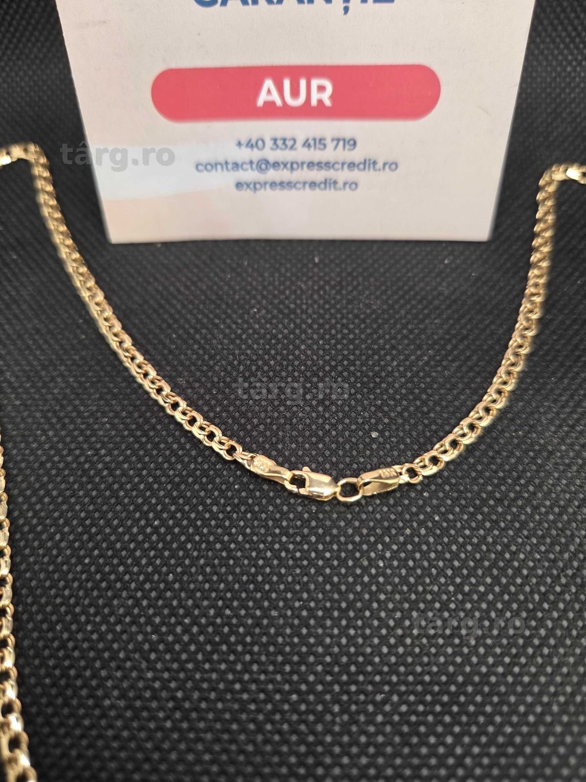 Lant aur 14K 7.67g (50081.8 Ag11 Piata nicolina) Garantie 2 ani! 3