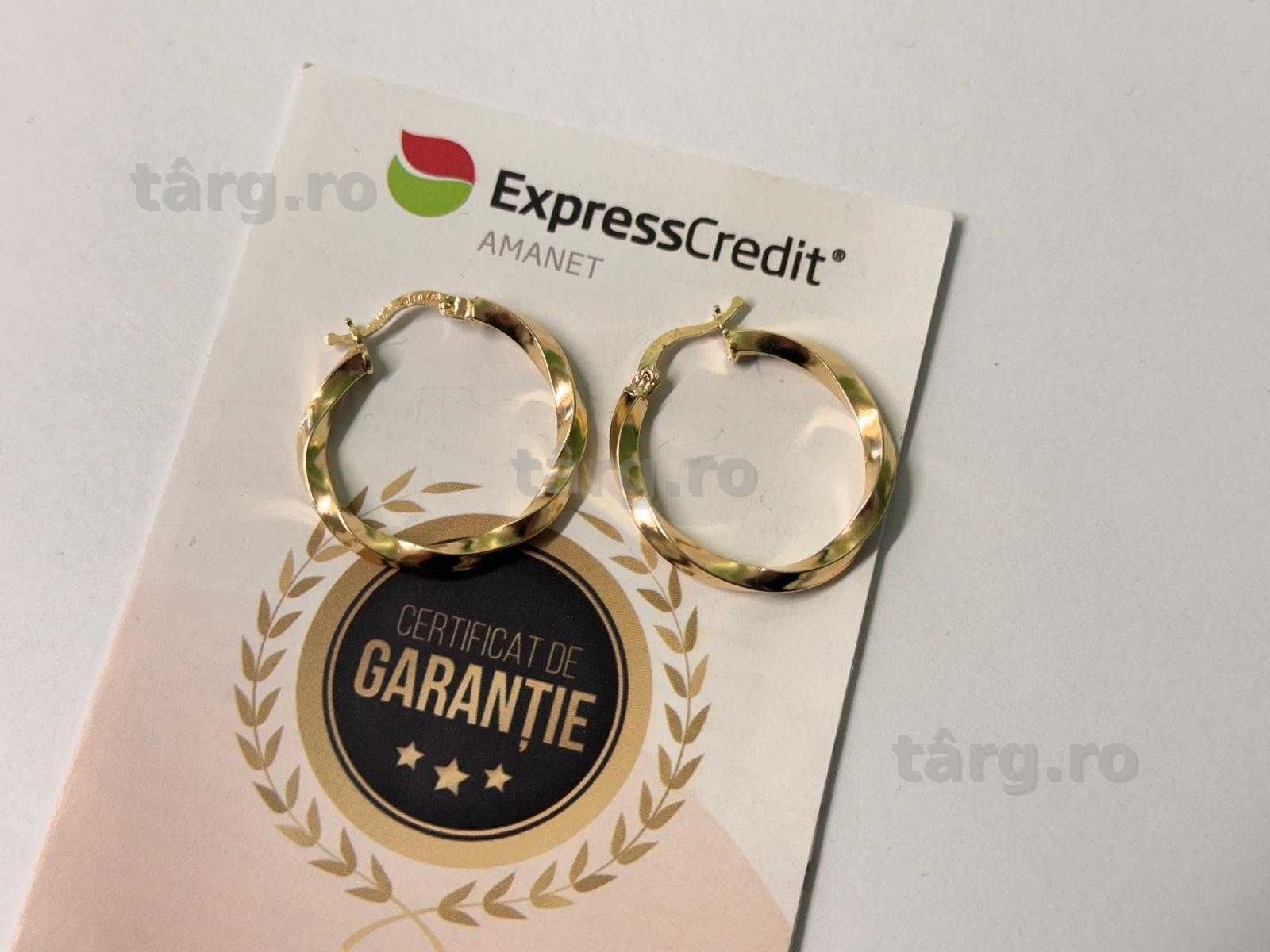Cercei 14k 3.78g (B.60815-Tatarasi) Garantie 2 ani! 1890 lei 3