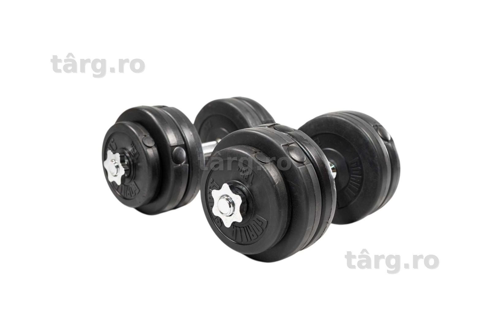 Set gantere cu discuri din ciment 30 kg - 30/31 mm
