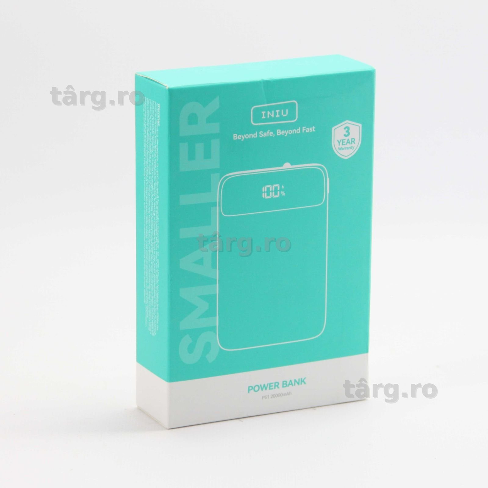 Baterie externa INIU - 20.000 mAh - OBIECT SIGILAT - FRESH Galati