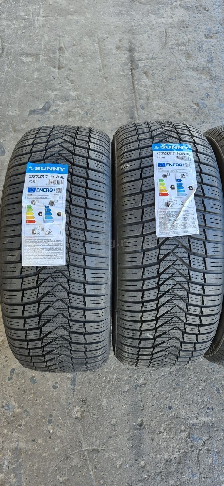 4 anvelope M+S noi Sunny 235/55/17,dot 2024.Pretul este pe bucata. 2