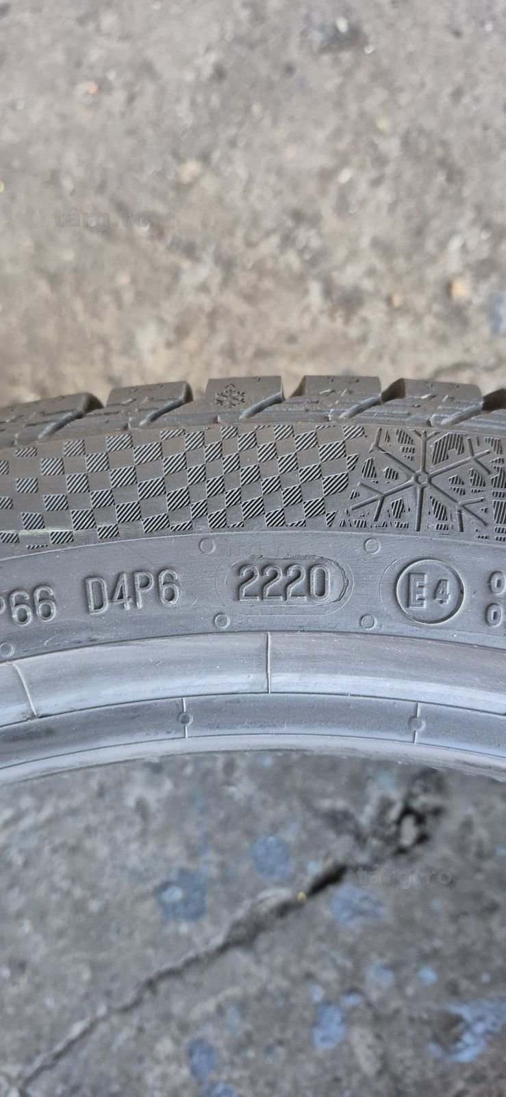 4 anvelope iarna Continental 245/40/19.Pretul este pe bucata. 8