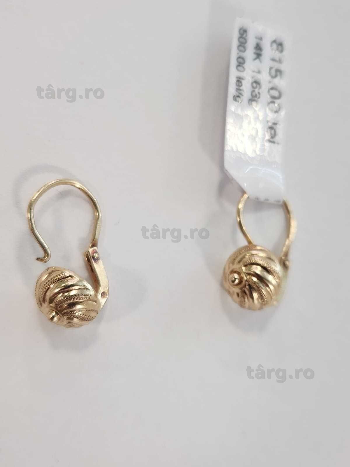 Cercei aur, 14k, 1.63g (b 68773.1 Ag2 Tudor) 3