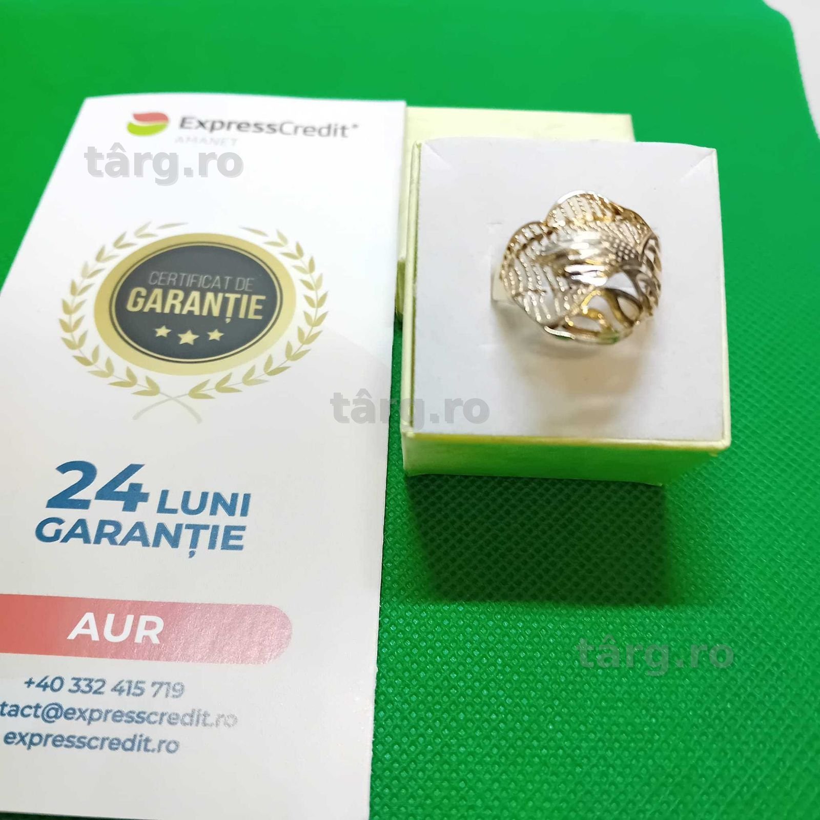 Inel  aur 14k 2.52 gr (AG4 Dacia b.51903) Garantie 2 ani 2