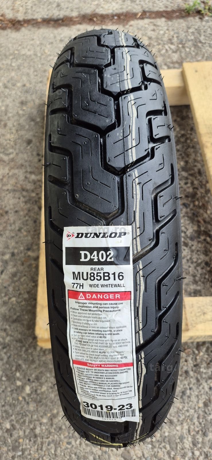 O anvelopa moto noua Dunlop Harley Davidson D402,MU85 B16 M/C.