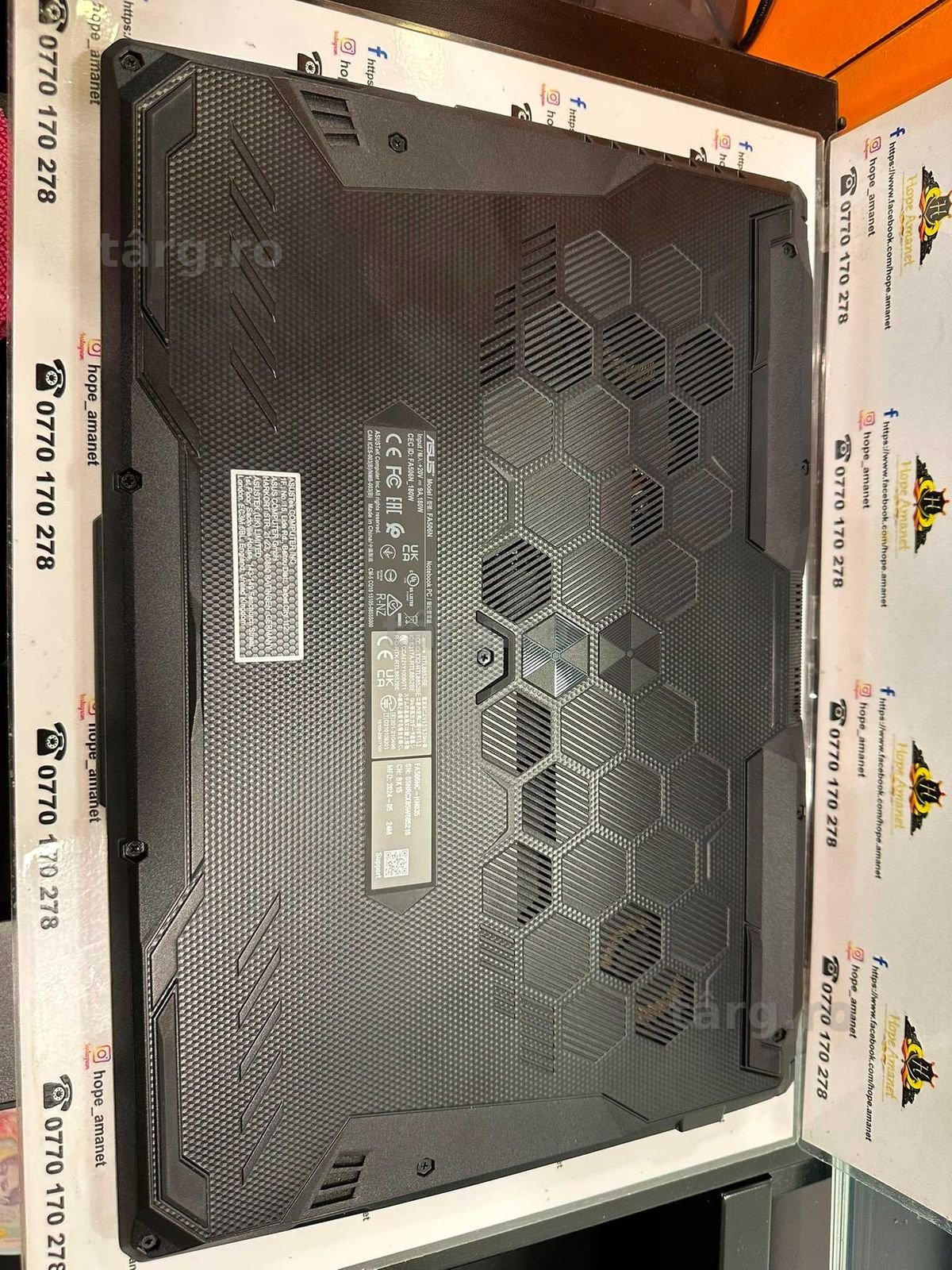 Hope Amanet P13 / Laptop ASUS TAF GAMING A15