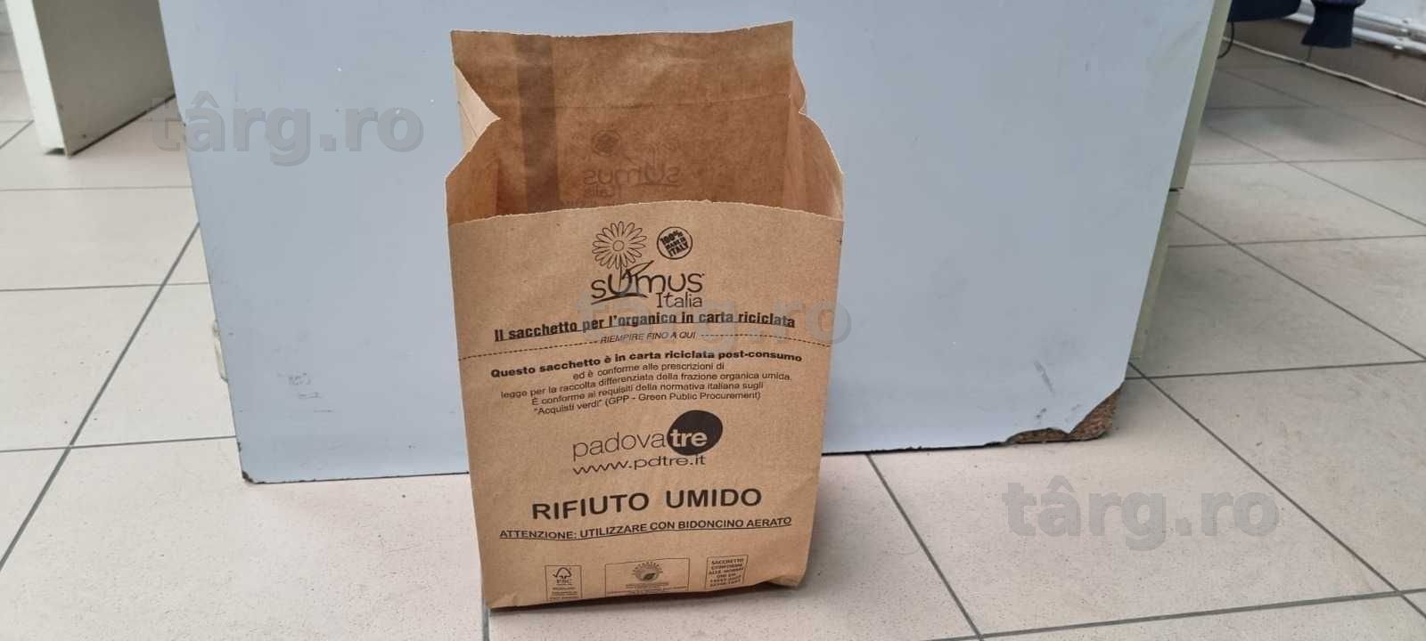 Punga de gunoi din hartie reciclata