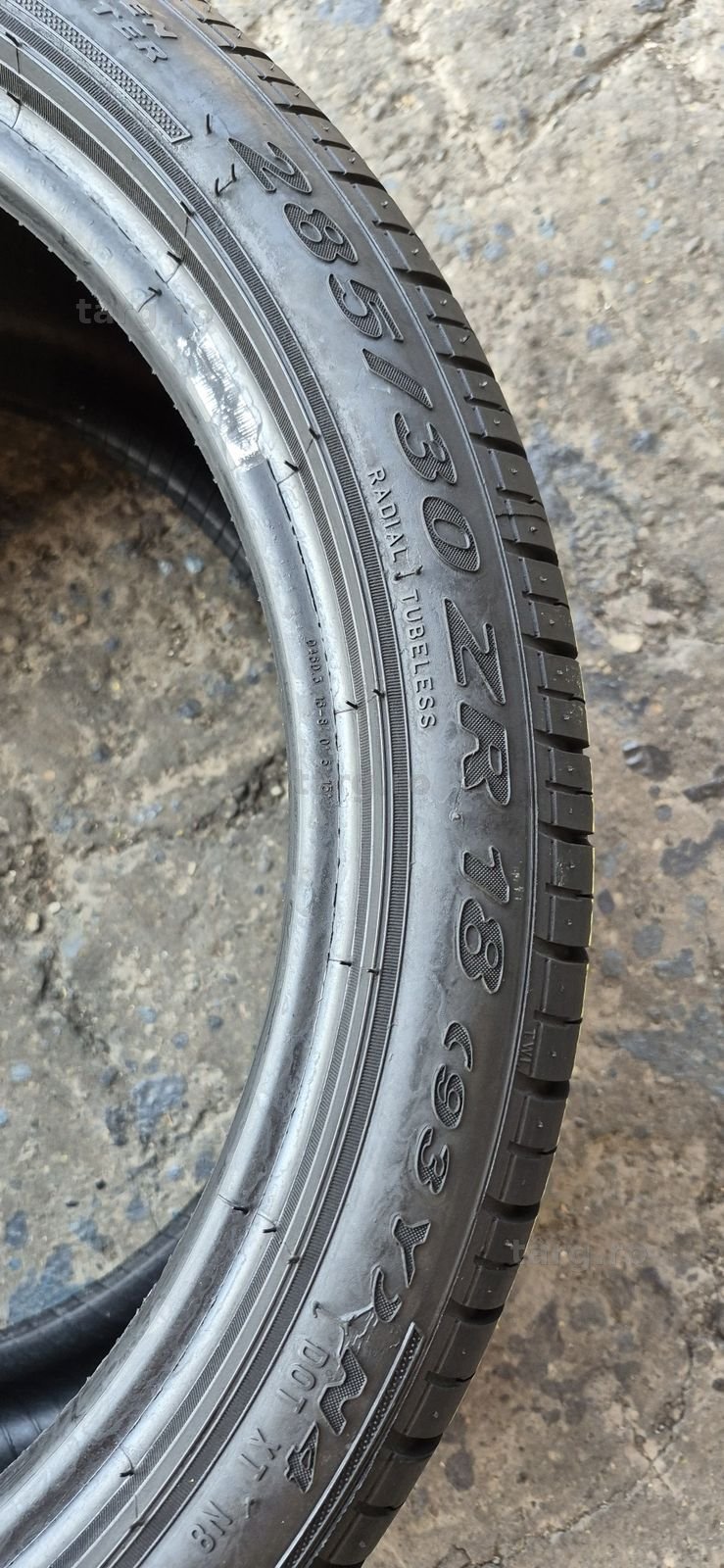 4 anvelope vara ca noi Pirelli,fata 225/40/18,spate 285/30/18,dot 2020.Pretul este pe bucata. 6