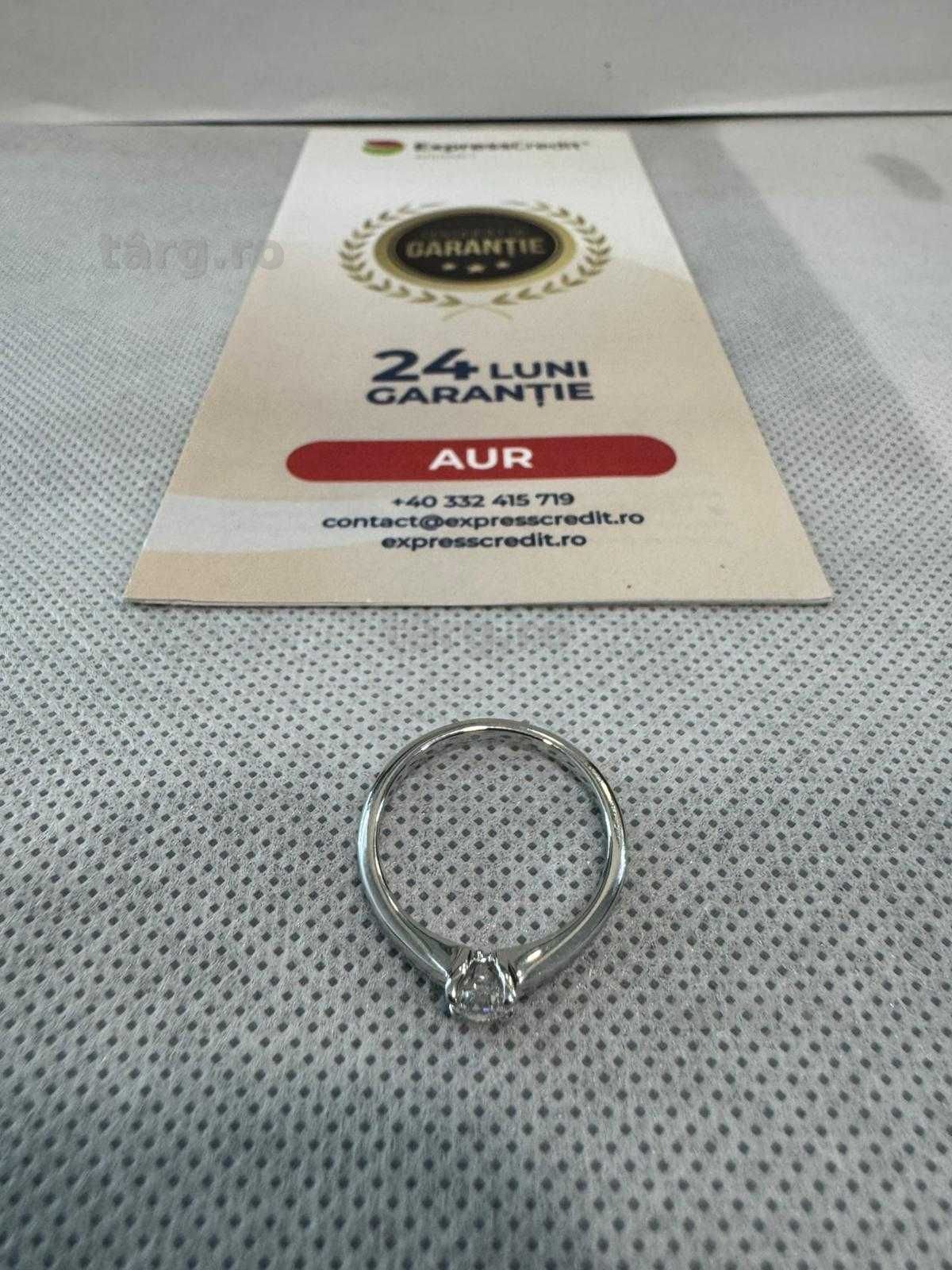 (Ag41) Inel aur, 18K B5891 - Certificat de garanție!