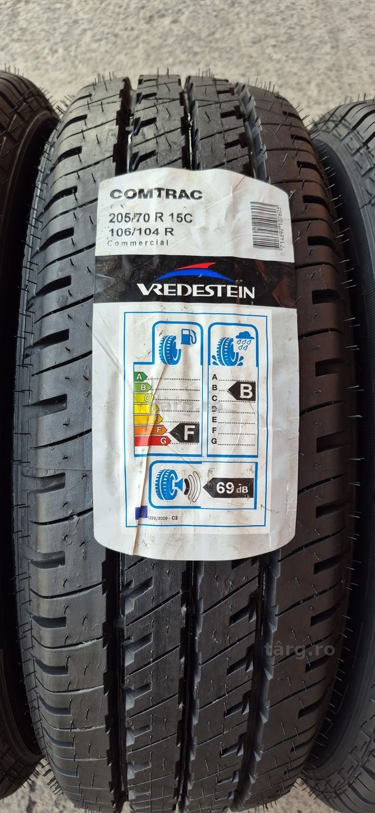 4 anvelope vara noi Vredestein 205/70/15C,dot 2024.Pretul este pe bucata. 3