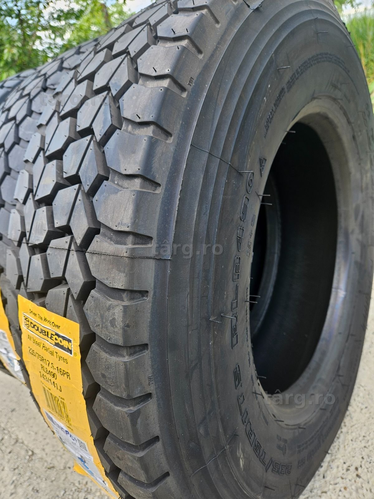 235/75 R17.5, 143J, DOUBLE, Anvelope tractiune M+S 3