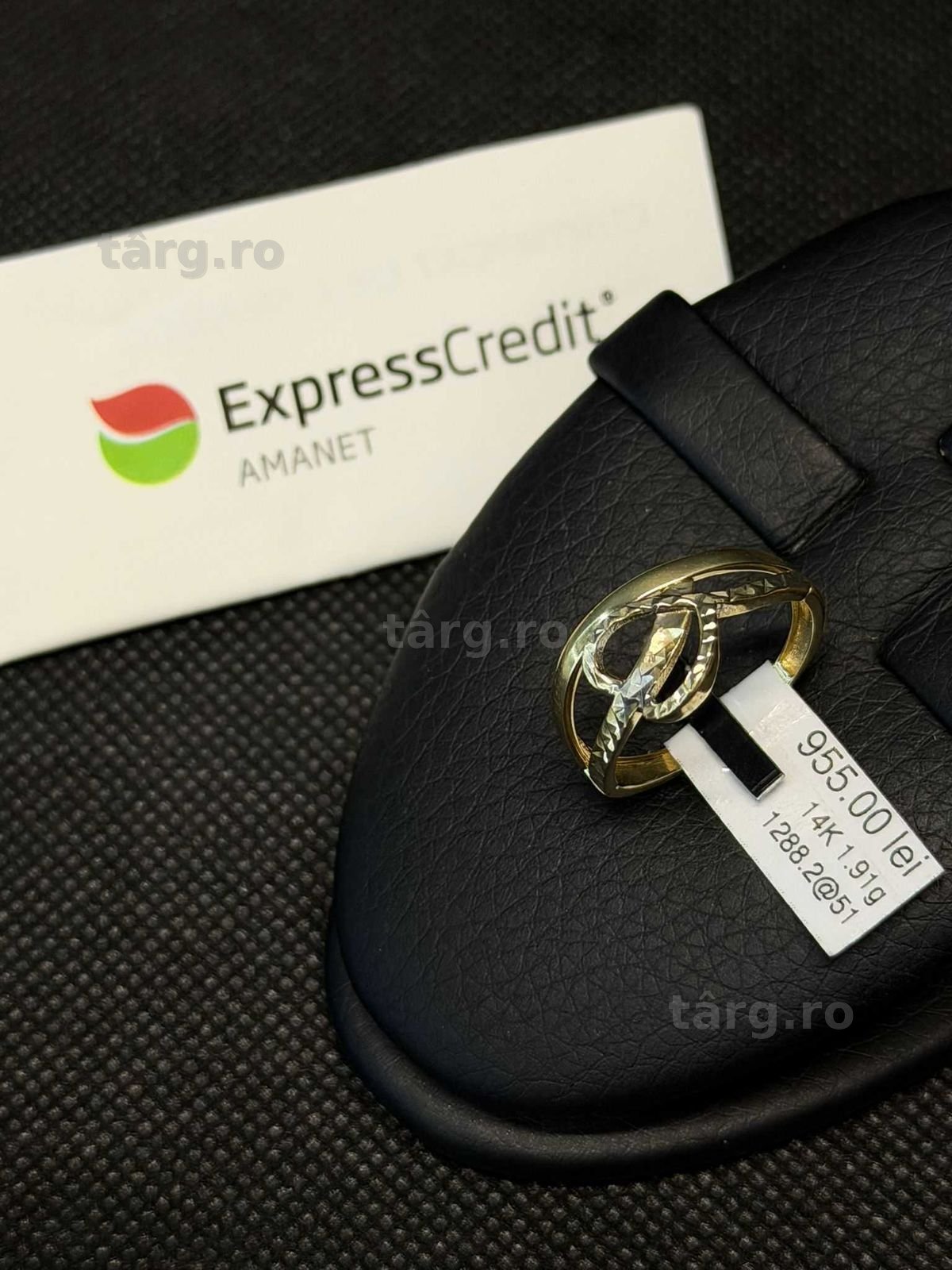 (AG51) Inel aur 14k 1.91g b1288 - Garantie 2 ani!