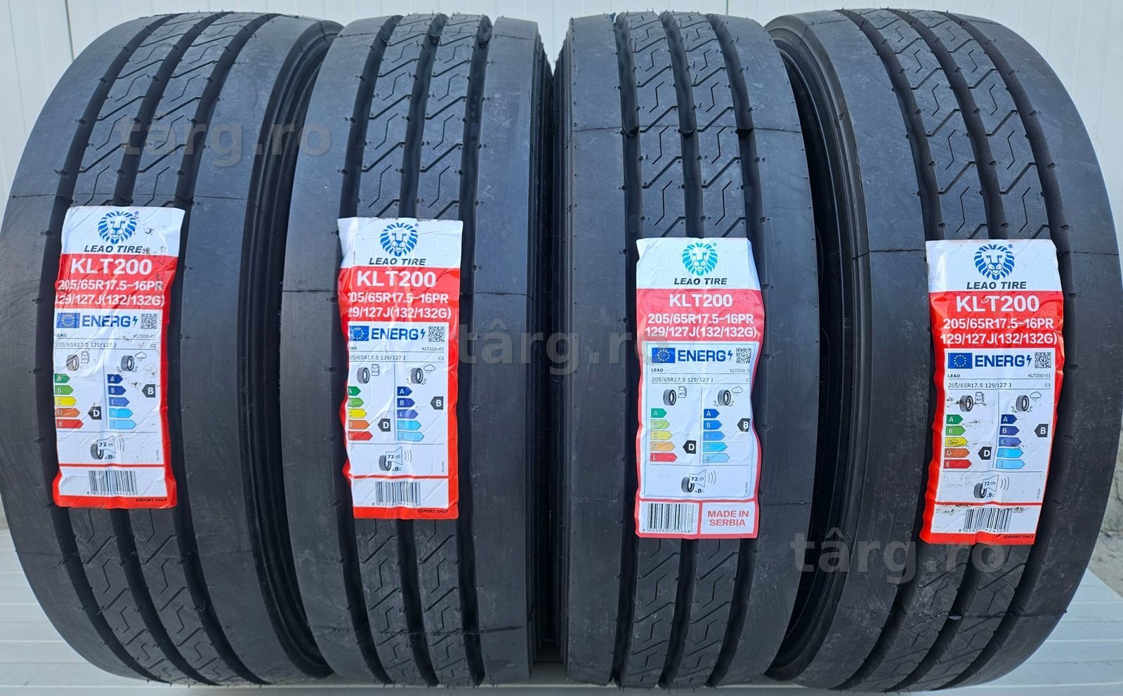 205/65 R17.5, 126M, LEAO, KLT200, Anvelope trailer M+S