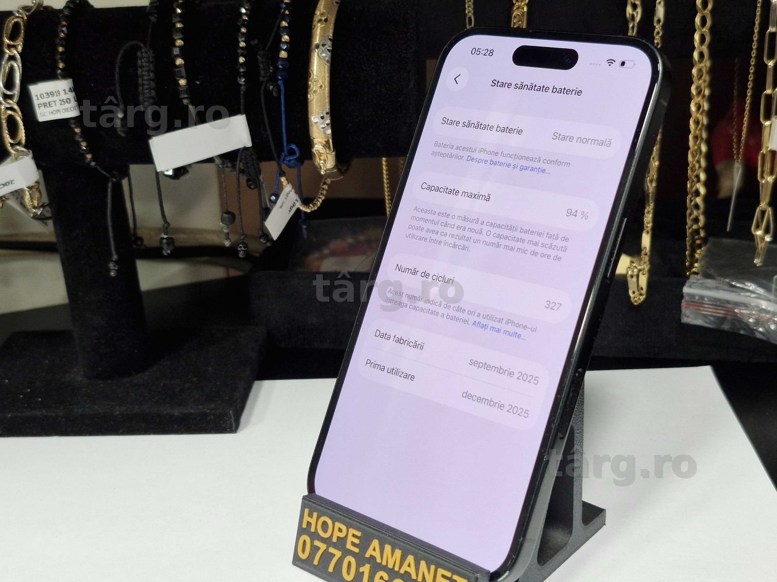Hope Amanet P10/iPhone 16 128GB / BATERIE 100% - 152 CIC 2