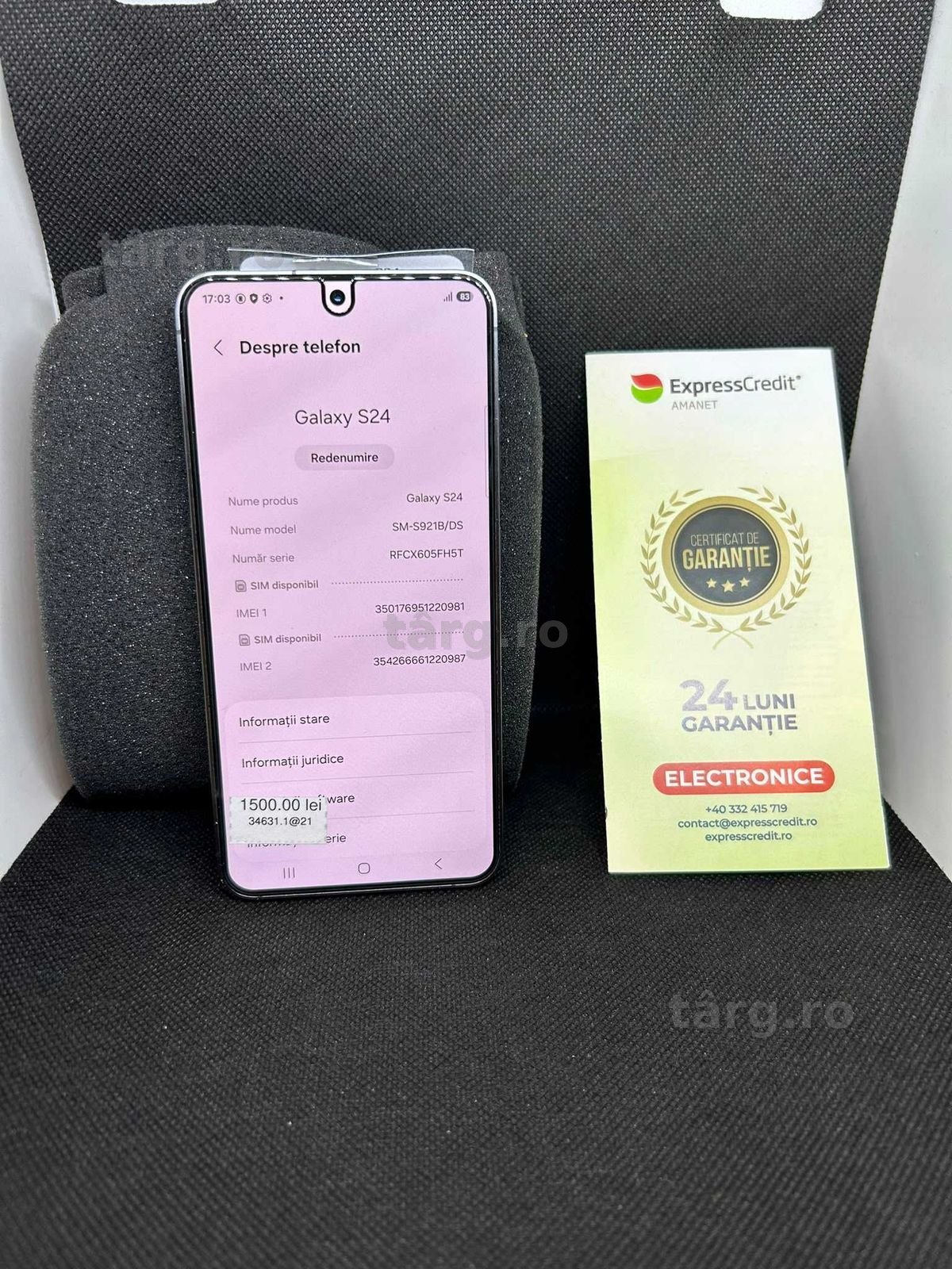 Samsung Galaxy S24 (ag.21) Garantie 2 ani!