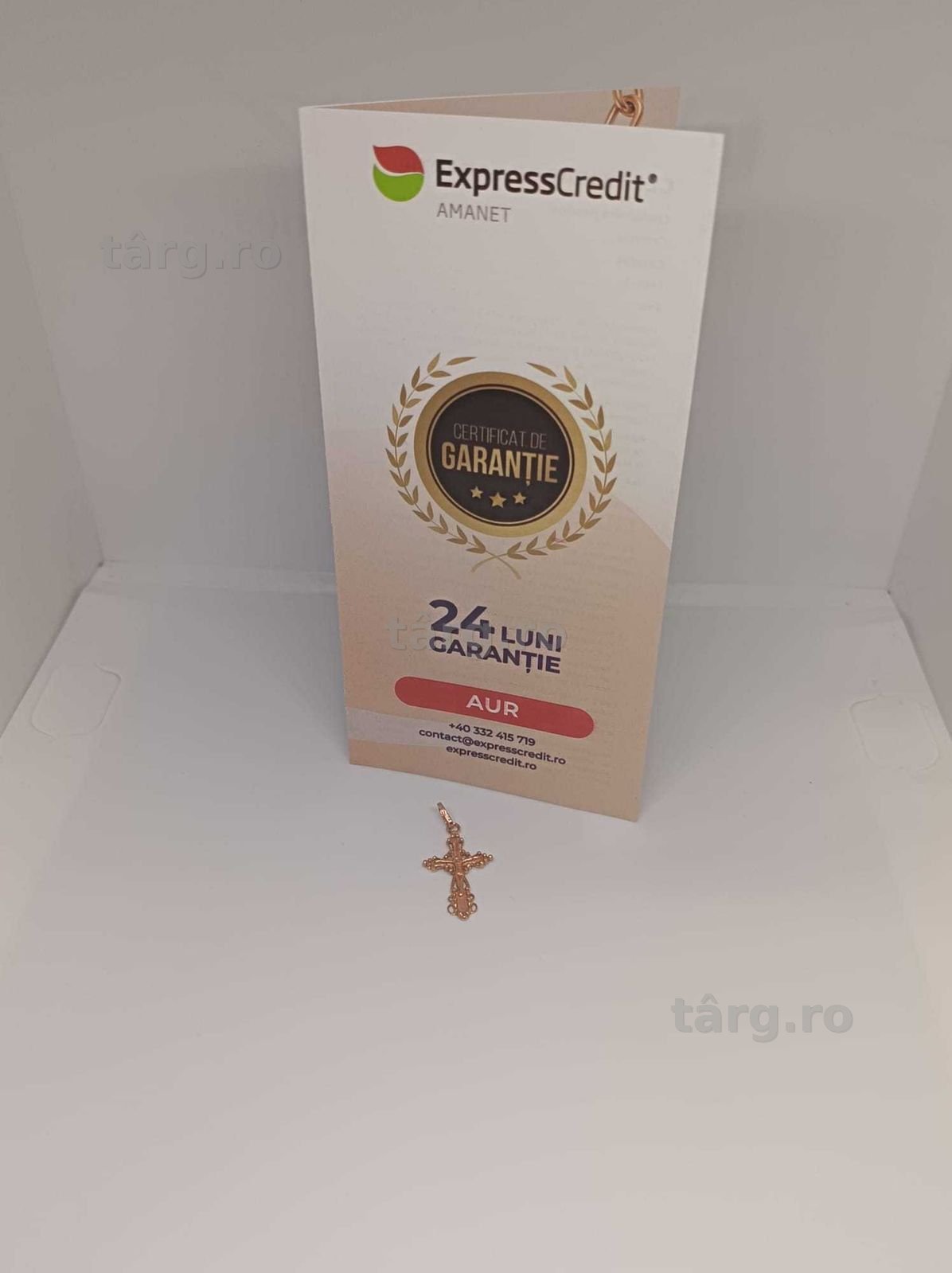 Pandantiv Aur 14K 1.15g (Ag4 Dacia B.52454.2) Garantie 2 ani