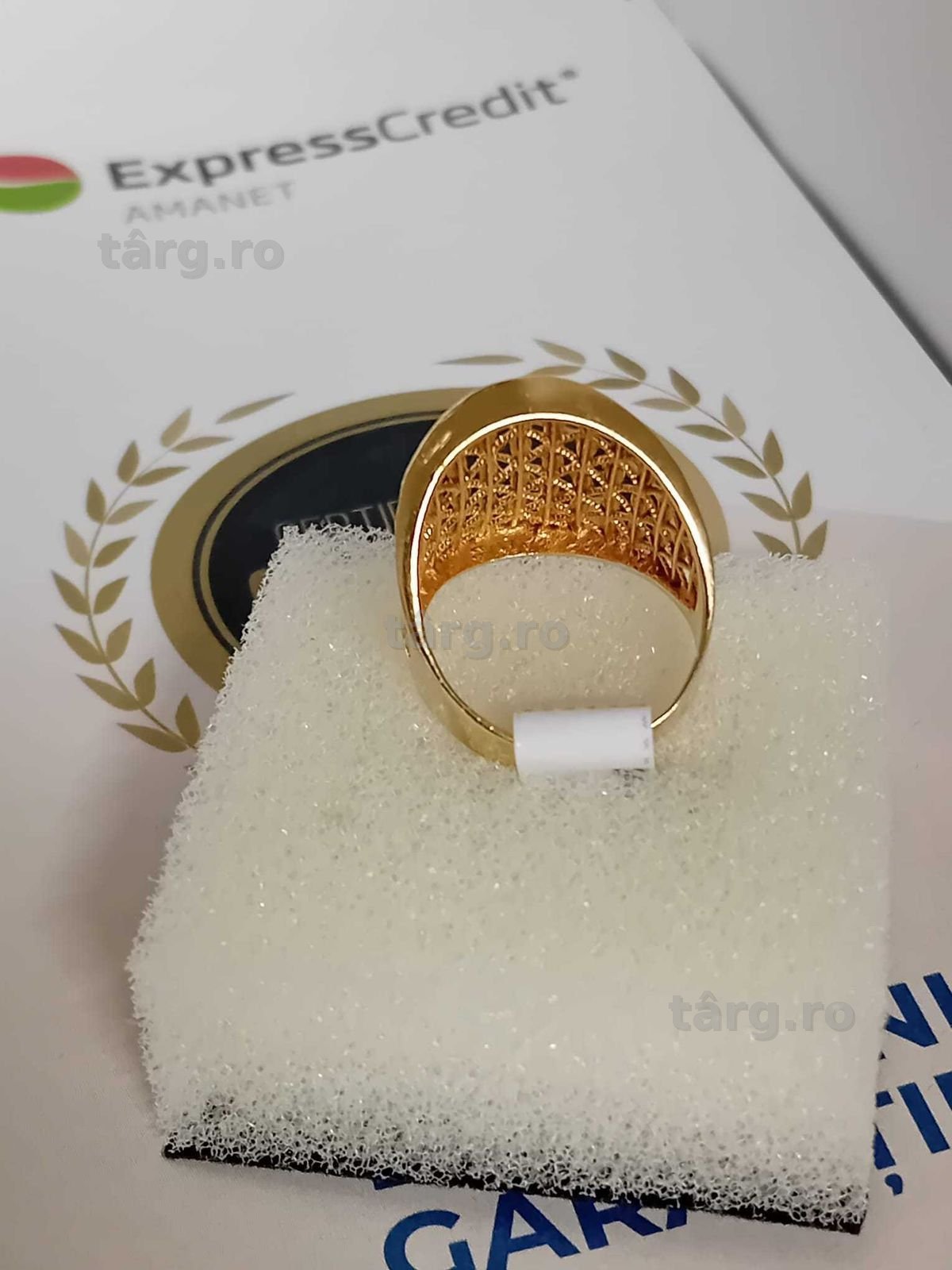 Inel aur 14k [Tomesti-b:32878]-Garantie 2 ani! 3