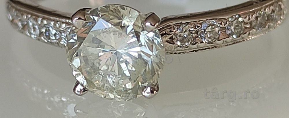 Inel 14k diamante naturale 1.40ct