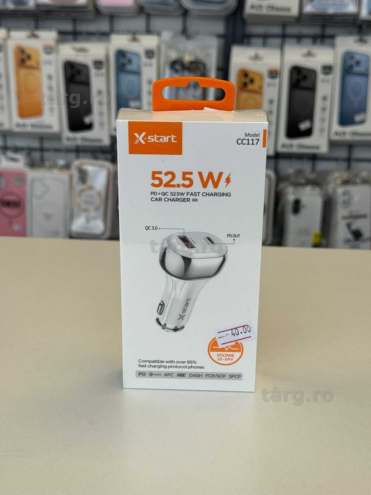 Incarcator auto, Incarcare rapida, Quick Charge 3.0, Alb 2