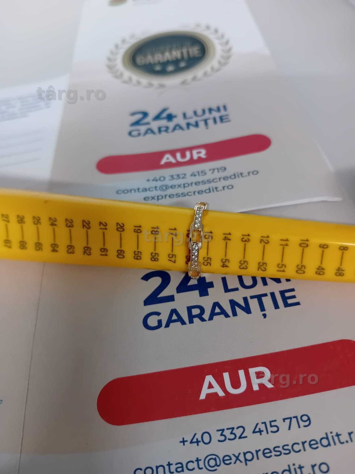 Inel aur 14k [Tomesti-b:33188]-Garantie 2 ani! 2