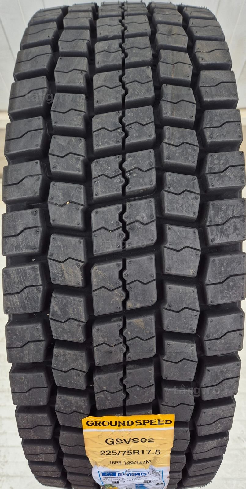 225/75 R17.5, 129M, GROUNDSPEED 16PR, Anvelope tractiune M+S 4