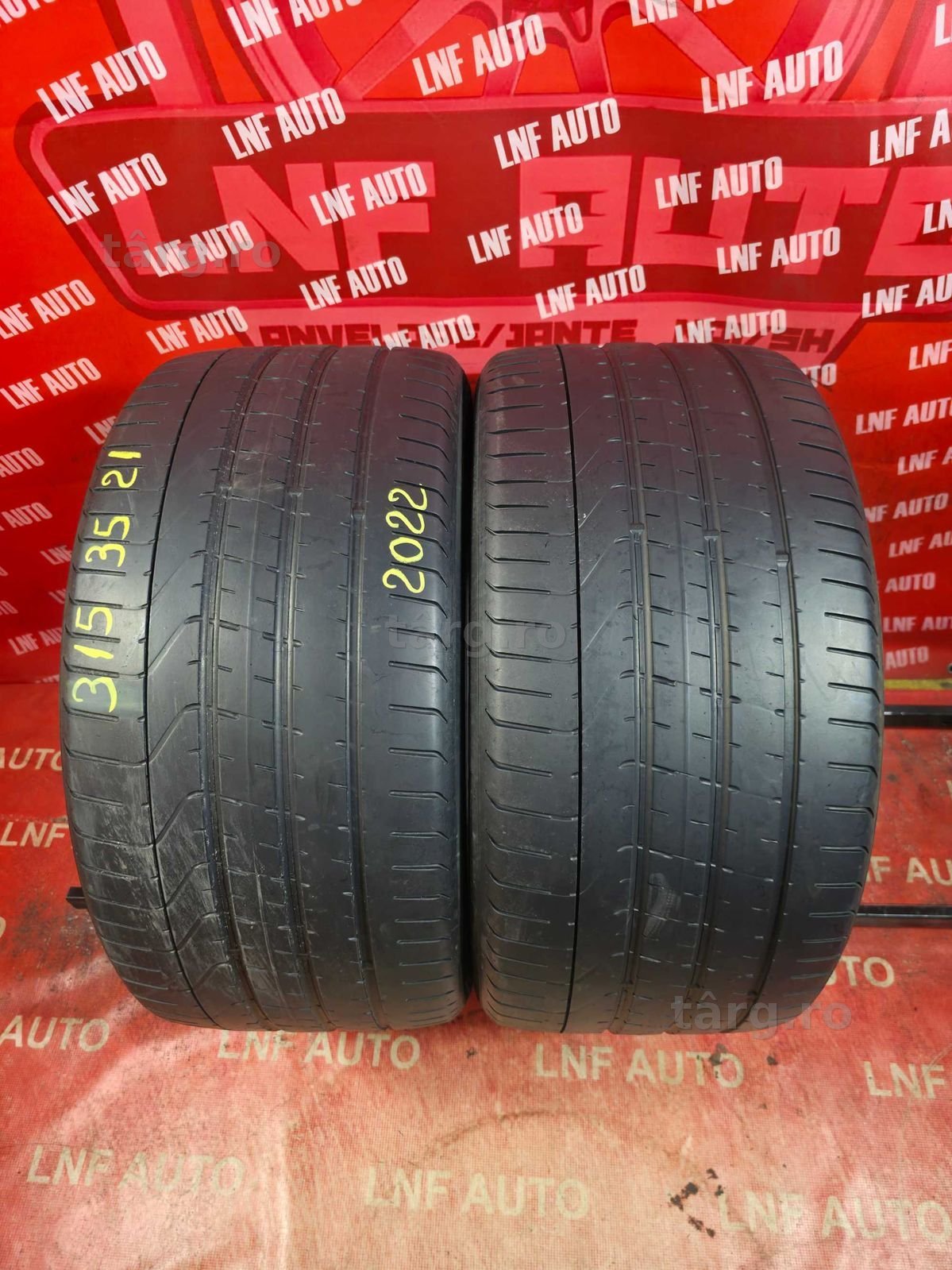 Anvelope de VARA - 315/35/21 - PIRELLI - 5.4 MM - DOT 2022 !