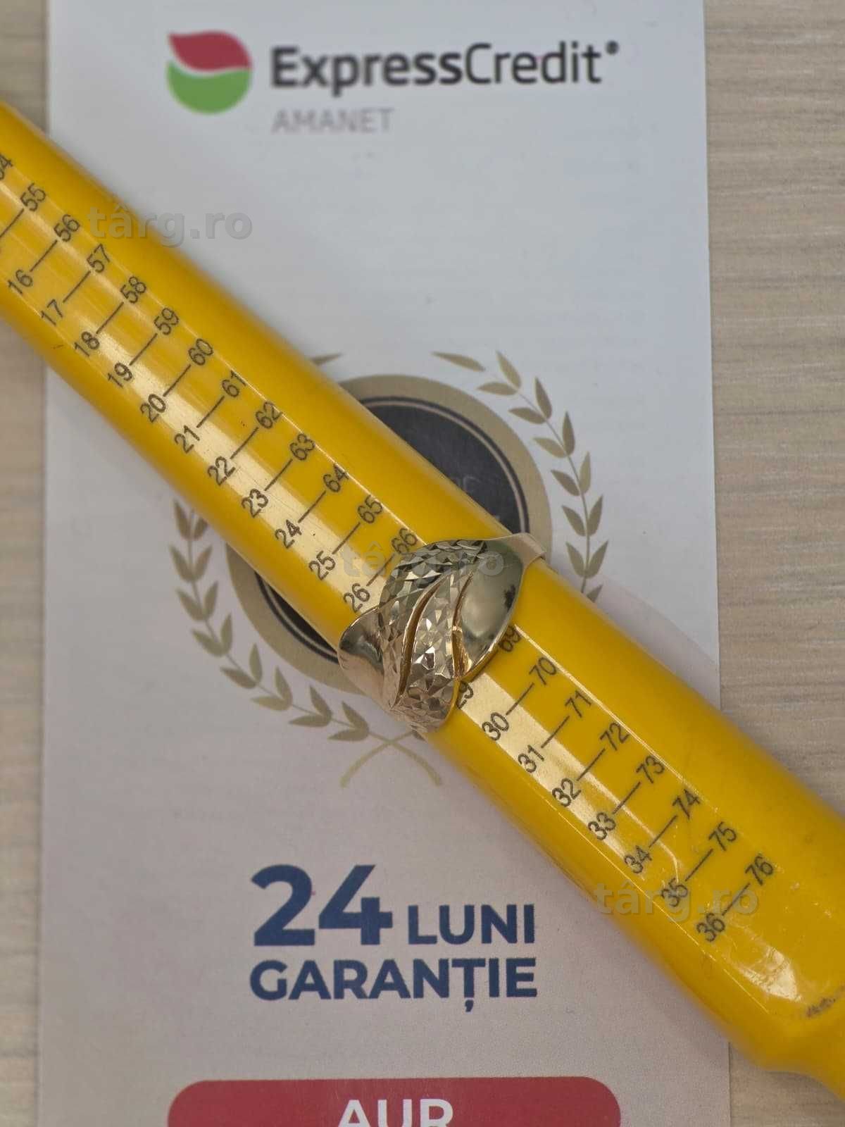 Inel aur 14K 4.05g [Ag45 Bacau1 B.4461.3.46] 2